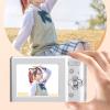 2.7K Digital Camera, 8X Zoom Video Camera Camcorder Autofocus with 2.4 Inch Screen, 48MP Portable Travel Camera Support 128GB for Selfie Vlogging (Silver) view 3