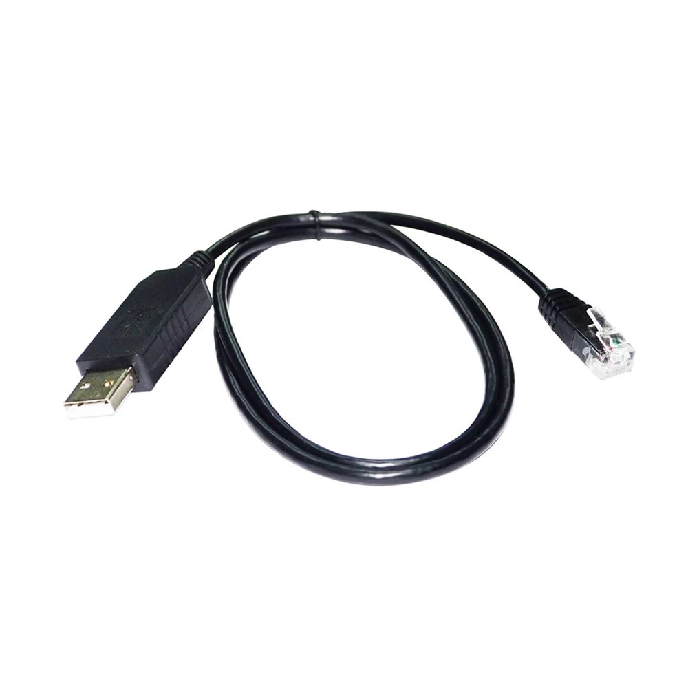 VTRZOPYS F/;TD/;1 FT232RL CHIP USB to RJ12 RJ11 6P4C RS232 Serial Communication DEBUG Cable Fit Compatible Woodward DPG Series Digital Controller to PC(1.8m,USB-RJ11(FTDI Chip))