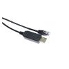 VTRZOPYS F/;TD/;1 FT232RL CHIP USB to RJ12 RJ11 6P4C RS232 Serial Communication DEBUG Cable Fit Compatible Woodward DPG Series Digital Controller to PC(1.8m,USB-RJ11(FTDI Chip)) view 3
