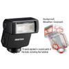PENTAX AF180FG Compact P-TTL auto Flash, dustproof and Weather-Resistant Construction, Bounce-Flash functionality, Simplified Operation view 2