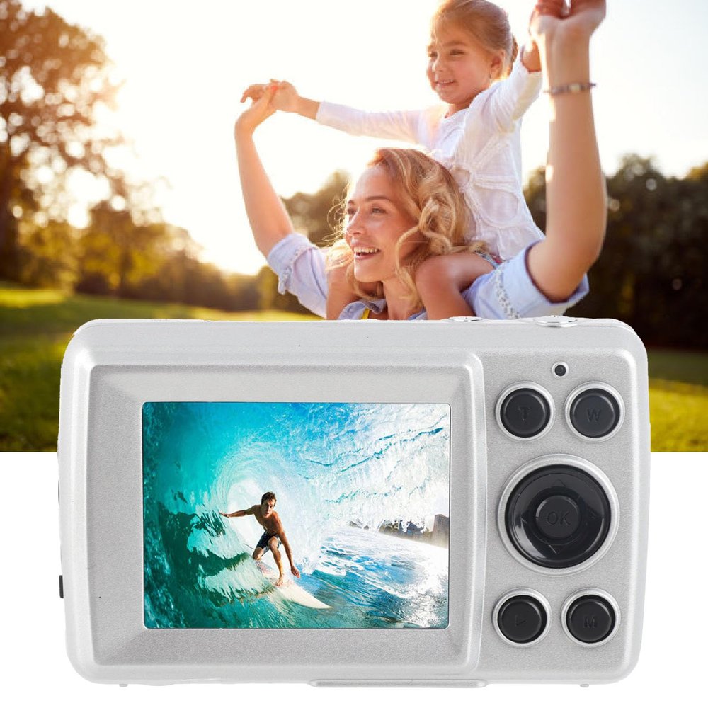 16MP Digital Camera, 2.4 Inch Color Display, 1080P HD Photos and Videos, 128GB Memory, Great Boys Girls Teens, for Photography Enthusiasts and Kids
