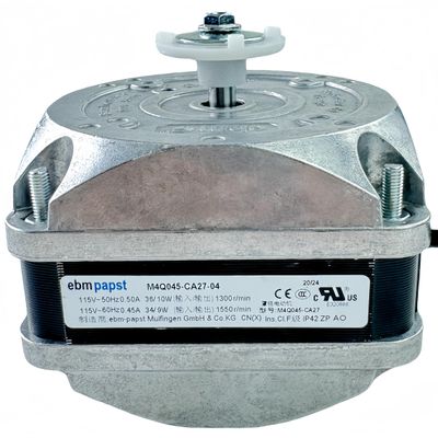 for ebm-papst M4Q045-CA27-04 Freezer Condenser Fan Motor, 115V AC Fan Motor Compatible with Qideyipe,0.45/0.5A 50Hz/60Hz 1550RPM,Refrigerator Cover Pole Motor M4Q045-CA27-04