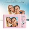 2.7K Digital Camera, 8X Zoom Video Camera Camcorder Autofocus with 2.4 Inch Screen, 48MP Portable Travel Camera Support 128GB for Selfie Vlogging (Roseate) view 2