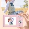 2.7K Digital Camera, 8X Zoom Video Camera Camcorder Autofocus with 2.4 Inch Screen, 48MP Portable Travel Camera Support 128GB for Selfie Vlogging (Roseate) view 4