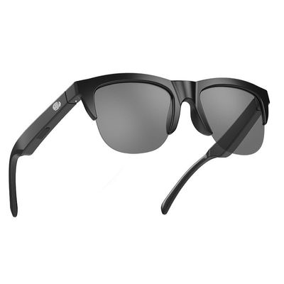 AOJUIGO Smart Glasses,Polarized Sunglasses with Bluetooth Speaker,Athletic/Outdoor UV Protection Voice Control,Unisex Smart glasses (F06)