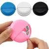 YUXING1205 Cable Management Box Round Earphone Wire Box Organizer Data Line Cables Storage Case Plastic Container Jewelry Headphone Protect with Rotating Cover Cable Management Organiser Box(Blue) view 2
