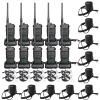 Retevis RT86 Walkie Talkies(10 Pack) Bundle with Shoulder Mic(10 Pack), High Power Two Way Radios Long Range for Adult with Earpiece, Heavy Duty 2 Way Radios Rechargeable, for Industry, Construction view 1