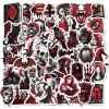 100Pcs Gothic Stickers Pack, Graffiti Skull Decals Stickers for Laptop Journal Skateboard Water Bottle Computer Motorcycle, Waterproof Vinyl Horror Stickers for Adults view 1