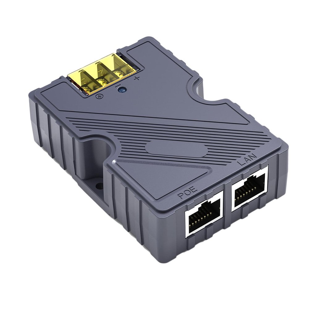GigE PoE Injector 48-57V, 150W Power Supply for Dish V2 & Gen 3, 10/100 / 1000 Mb/s, & ESD