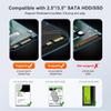 MAIWO 4 Bay Hard Drive Enclosure for 3.5'' SATA HDD with Two Fans,4 Bay HDD Enclosure with 4K HD-MI Port, 96TB Expansion,Independent Hard Drive Power Switch view 2