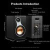 AIYIMA S500 4 Inch Active Bookshelf Speaker Bluetooth 5.0 HiFi Powered RCA Speakers with SUB Output,Coaxial/Optical/RCA Input,for Home Audio Computer TV Game view 4