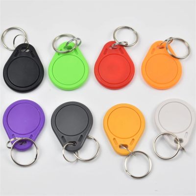 200Pcs/Lot T5577 Rewritable Writable Copy Duplicate RFID Tag Copy EM4100 125khz Card Proximity ID Token Keyfobs(Yellow)
