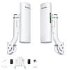 Point to Point Starlink Internet Wireless Long Range Transmission with Bracket Mount for Starlink Gen 3 Router, Starlink WiFi Extender, 5.8GHz 3KM 2 LAN Ports with 18dBi High Gain Antenna, 2 Pack view 1