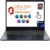 Lenovo Ideapad 1 Laptop, 15.6" FHD (1920x1080) Touch Display, with Free Lifetime Office 2021,Ryzen 5 7520U,8GB RAM,2TB SSD AMD Radeon Graphics, Type C, Windows 11 Pro, Abyss Blue view 1