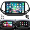 ihreesy 2G+32G Android 13 Car Stereo with Wireless Carplay & Android Auto, 10 Inch Touch Screen Car Radio with GPS FM Backup Camera WiFi SWC Compatible with Compass 2017 2018 2019 view 1