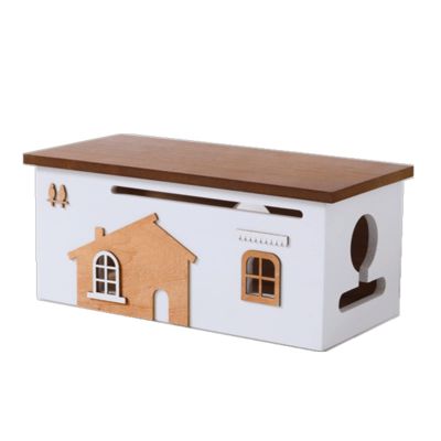 YUXING1205 Cable Management Box Plug-in Wire Data line Storage Socket Plug-in Board Storage Box Power Finishing Box Router Wiring Box Cable Management Organiser Box