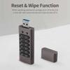 Encrypted USB Drive Secure Flash Drive 64GB AES256-bit USB 3.0 Hardware Password Memory Stick Aluminum Alloy Shell Flash Disk Automatic Lock U Disk (64, GB) view 3
