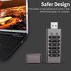 Encrypted USB Drive Secure Flash Drive 64GB AES256-bit USB 3.0 Hardware Password Memory Stick Aluminum Alloy Shell Flash Disk Automatic Lock U Disk (64, GB) view 4