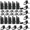 Retevis RT22 2 Way Radios(6 Pack) Bundle with Shoulder Mic(6 Pack),Rechargeable Long Range Two Way Radio,16 CH VOX Small Emergency 2 Pin Earpiece Headset,for School Retail Church view 1