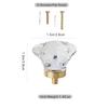 MAXWOLF Elegant Crystal Brass Star Cabinet Knob for Modern Interiors  Single Hole, Luxury Star Design, Premium Home Upgrade, 1.51.5 in (2) view 3