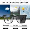   with Voice Assistant, Built-in Speaker and Microphone, Photochromic Blue Light Filtering Lenses, UV Protection Polarized Bluetooth Sunglasses for Men and Women (Photochromic) view 3
