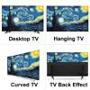 ALHBEJT TV Display Protector - Waterproof, Weatherproof and Dust-Proof Screen Protectors for Flat Screen TVs (Starry Sky, 70 inch) view 2