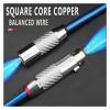 LEOSP 4N Rectangular OCC HiFi Cable Cable Balanced Amplifier Microphone Connection Audio Cable(2.5 Meters) view 3