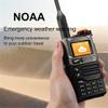 UVK6 walkie Talkie 200Ch 5W Air Band Dual Band VHF UHF DTMF FM NOAA Weather Forecast, with Flash Replication Frequency LCD Display for Hiking Camping Trip Two-Way Radio view 3