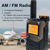 UVK6 walkie Talkie 200Ch 5W Air Band Dual Band VHF UHF DTMF FM NOAA Weather Forecast, with Flash Replication Frequency LCD Display for Hiking Camping Trip Two-Way Radio view 4