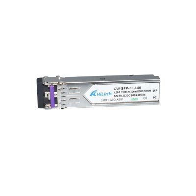 WVCLTVJA Dual LC 1.25G 1330nm 40km CWDM SFP Transceiver with DOM Function