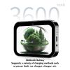 4K Digital Camera, 10X Telephoto 120 Degree Wide Angle 64Mp 4K Triple Photo and Video Camera, 3 Inch Touchscreen Small Movies Music Player Camera,3600mAh (Black) view 3