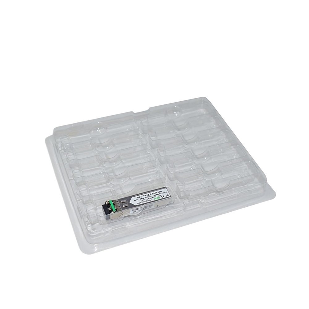 WVCLTVJA 100GBASE SFP-1.25G-ZX 1.25G 1550nm 80km Duplex LC Optical Traceiver(1 pc)