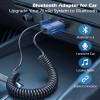 KAIY Bluetooth Receiver for Car AUX, Hands-Free Calling & Music Bluetooth Audio Receiver for Car USB-Powered, 3.5mm Adapter USB 2.0 to 3.5mm Jack Compatible with Speakers/Home Stereo view 2
