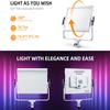 Godox LP600R RGB LED Video Light with Barndoor, 60W 1800K-10000K 9270Lux LED Panel Light with 14 FX Effects APP Control CRI/TLCI 96+ Dimmable 0-100% Studio Soft Light for Photography view 4