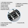 ACEFCXAUSVC Cable Ties Metal Zip Ties Stainless Steel Ca 100pcs 304 Stainless Steel Metal Cable Ties 4.6mm Width100-1000mm Exhaust Wrap Coated Locking Ties Multi-Purpose(4.6x550mm) view 4