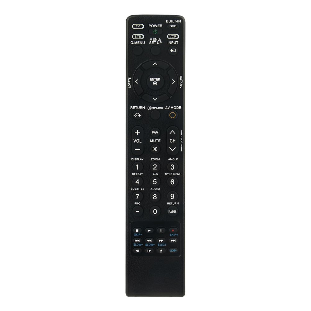 MKJ40653818 Replace Remote Control Compatible with LG LCD TV 42LD550 42LE4500-ZA 42LE4508-ZA 42LE5300 42LE5300-ZA 42LE5308-ZA 42LE530C 42LE530N-ZA 26LG40 26LG40UA 26LG40-UA 26LG40UG 26LG40-UG