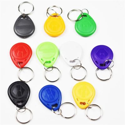 50pcs/Lot EM4305 T5577 125khz Copy Rewritable Keyfobs RFID Keytag Ring Proximity Token Bandage Duplicate Card(Gray)