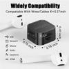 [9 Pack] Magnetic Cable Clips, Easy to Adjust, Enhanced Adhesive Wire Organizer, Desk Cable Management, Mini Holder for Wire Or Cable Clips for Home, Office, Car, Desk, Nightstand (Black-9 Pack) view 3