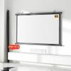GSKDZG Manual Pull Down Projector Screen 30" 40" 50" 60" 72" Home Theater Projection Screen HD 4K 4:3 16:9 Format Movie Screen for Indoor Outdoor, Anti-Crease(72 Inch (4:3)) view 4