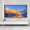 GSKDZG 50" 60" 72" Projector Screen Manual Pull Down Projection Screen HD 4K Home Theater Movie Screen for Indoor Outdoor Portable Screen 4:3 16:9 Format(30 Inch (4:3)) view 2