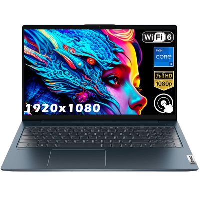 Lenovo IdeaPad 5i Business Laptop, Intel Core i7-1255U, 15.6" FHD IPS Touchscreen Notebook, 1080p Webcam, Backlit KB, Fingerprint, Wi-Fi 6, Win 11 Pro, w/Mouse Pad (Window Pro, 12GB RAM | 1TB SSD)