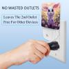 NEWzone Bunny Flower Night Light Plug into Wall Decor 2 Pack, Decorative Night Light for Kids, Plug in Night Lights for Bedroom Living Room, Gift for Kids Adults view 3