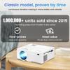 Iolieo Portable Projector 2025 Full HD 1080P 380ANSI Lumens HDMI/VGA/AV/USB for Home Theater and Outdoor Movies | 3-Year Warranty and Service in the US view 2