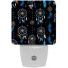 NEWzone Dream Catcher Night Light Plug into Wall with Dusk to Dawn Sensor LED Nightlight for Kid Girls Boys Room Decor, Hallway, Kitchen, Bathroom, Nursery, Stairs view 1