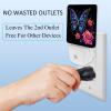 Neon Rose Butterfly Night Light Plug into Wall with Dusk to Dawn Light Sensors, Warm Nightlights for Bedroom, Bathroom, Hallway, Kitchen, Gifts Ideal for Girls Boys view 3