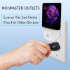 NEWzone Galaxy Rose Night Light Plug into Wall with Dusk to Dawn Light Sensors, Warm Nightlights for Bedroom, Bathroom, Hallway, Kitchen, Gifts Ideal for Girls Boys view 3
