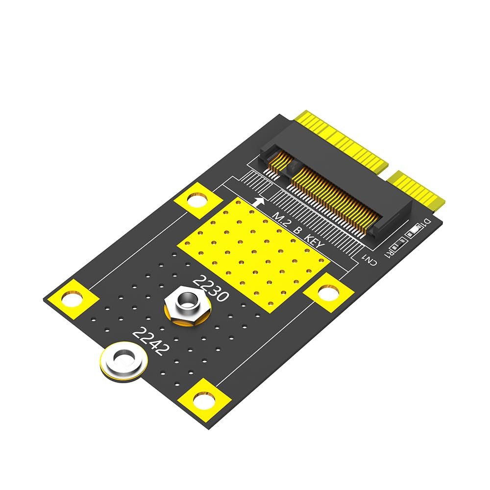MSATA to M.2(NGFF) Key B Adapter for 2230/2242 SSD Card