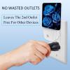 NEWzone Blue Roses Night Light Plug into Wall with Dusk to Dawn Light Sensors, Warm Nightlights for Bedroom, Bathroom, Hallway, Kitchen, Gifts Ideal for Girls Boys view 3