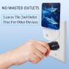 NEWzone Swordfishes Ocean Night Light for Kids 2-Pack, LED Plug into Wall Lights Dusk-to-Dawn Sensor, Nursery Plug in Nightlight, for Kids Room, Bathroom, Bedroom Decor, Children Gift view 3
