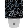 NEWzone Octopus Night Light Plug into Wall Decor 2 Pack, Decorative Night Light for Kids, Plug in Night Lights for Bedroom Living Room, Gift for Kids Adults view 1
